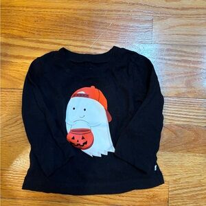 GAP Black Long Sleeve Kids Tee with Ghost Design